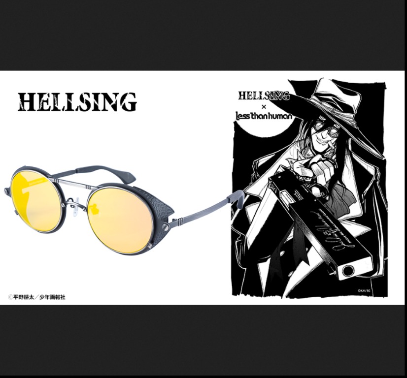 「預訂」HELLSING × Less than human 鏡面眼鏡「アーカード 