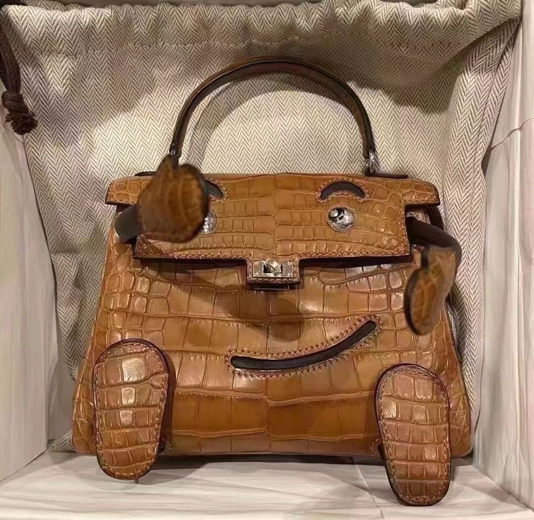 Hermes kelly doll on sale crocodile