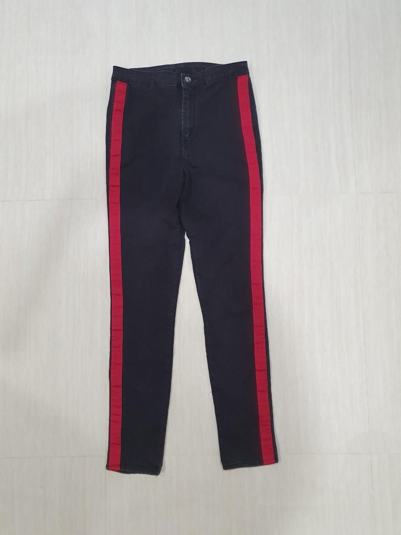 Red stripe clearance jean