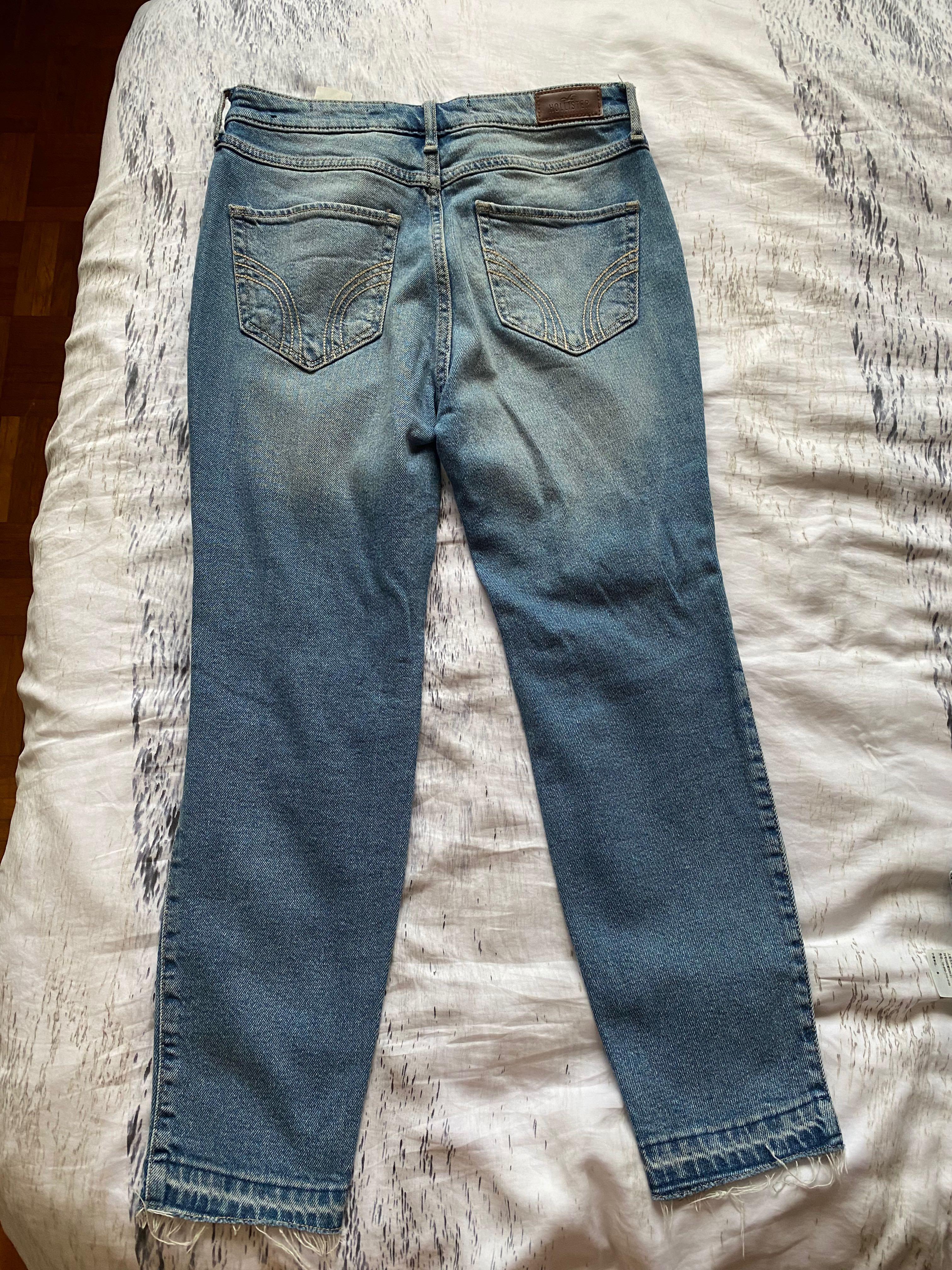 High rise super skinny crop vintage stretch shop hollister