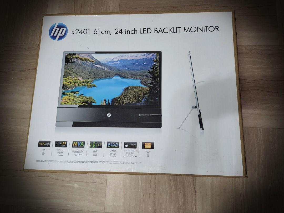 HP x2401 24inch LED Backlit Monitor