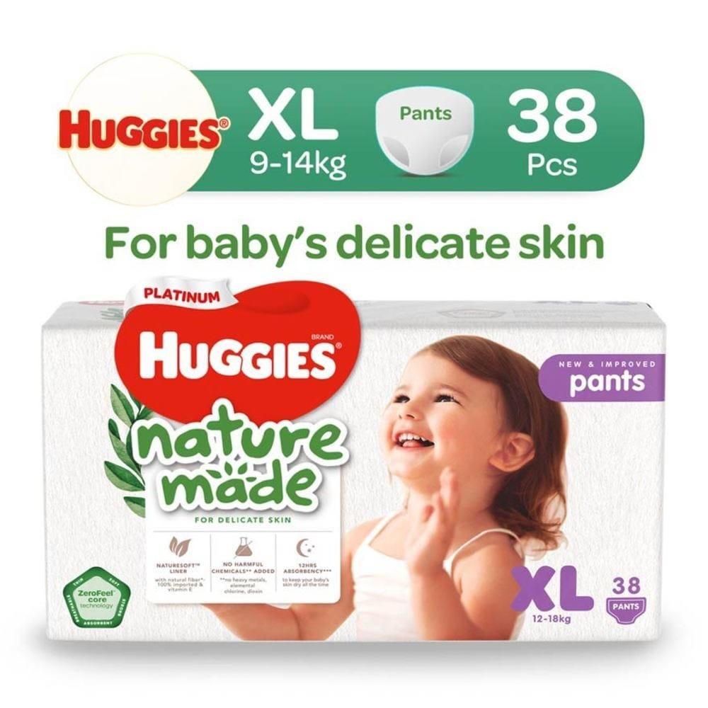 Huggies Platinum nature made Pants diapers Size XL Babies
