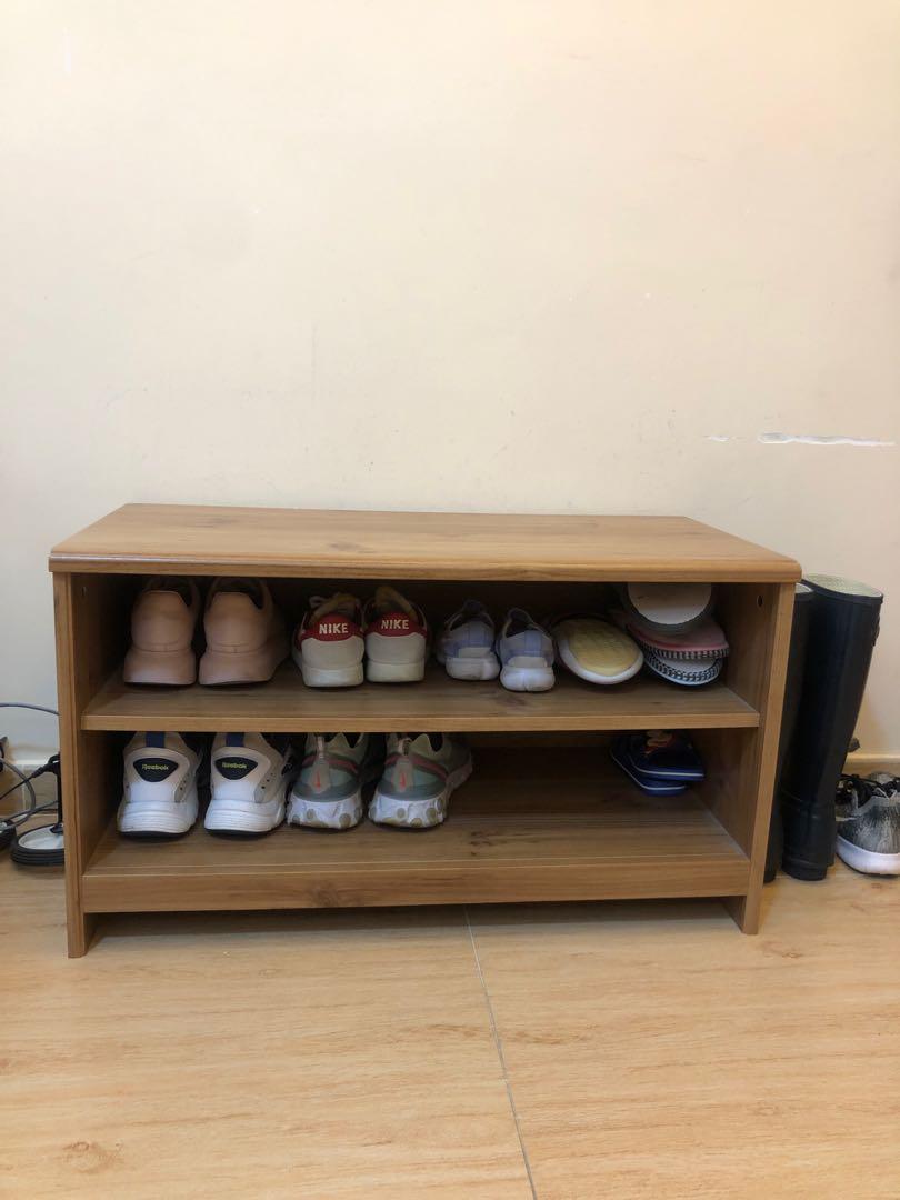 IKEA LEKSVIK shoe rack, 傢俬＆家居, 傢俬, 書櫃、櫃子及架 Carousell