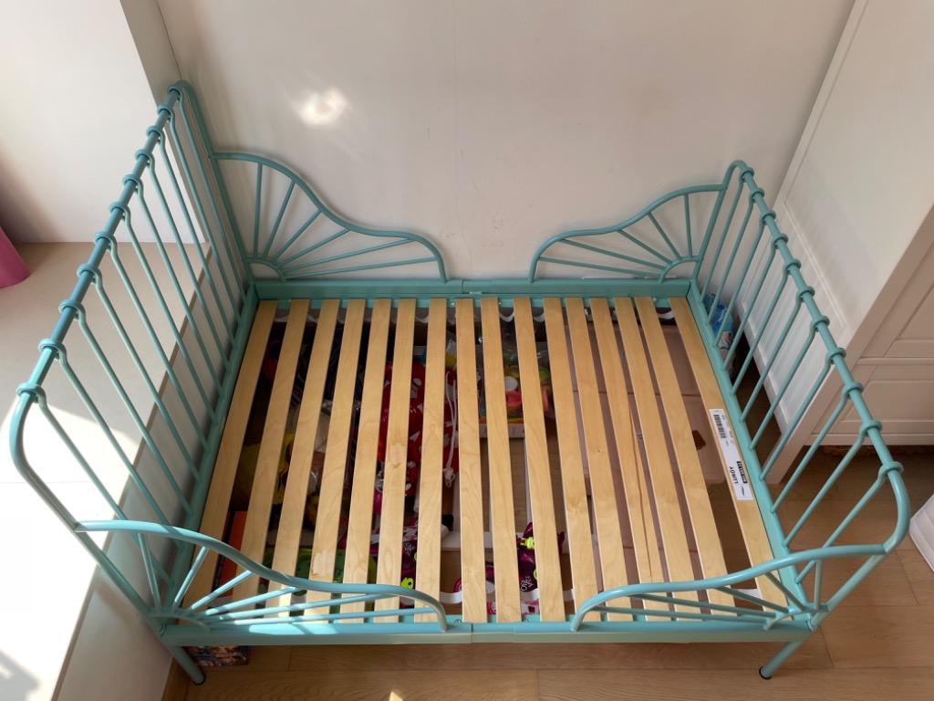 Ikea Minnen Extendable Single Bed, 兒童＆孕婦用品, 兒童傢具, 兒童傢具 小童床 Carousell