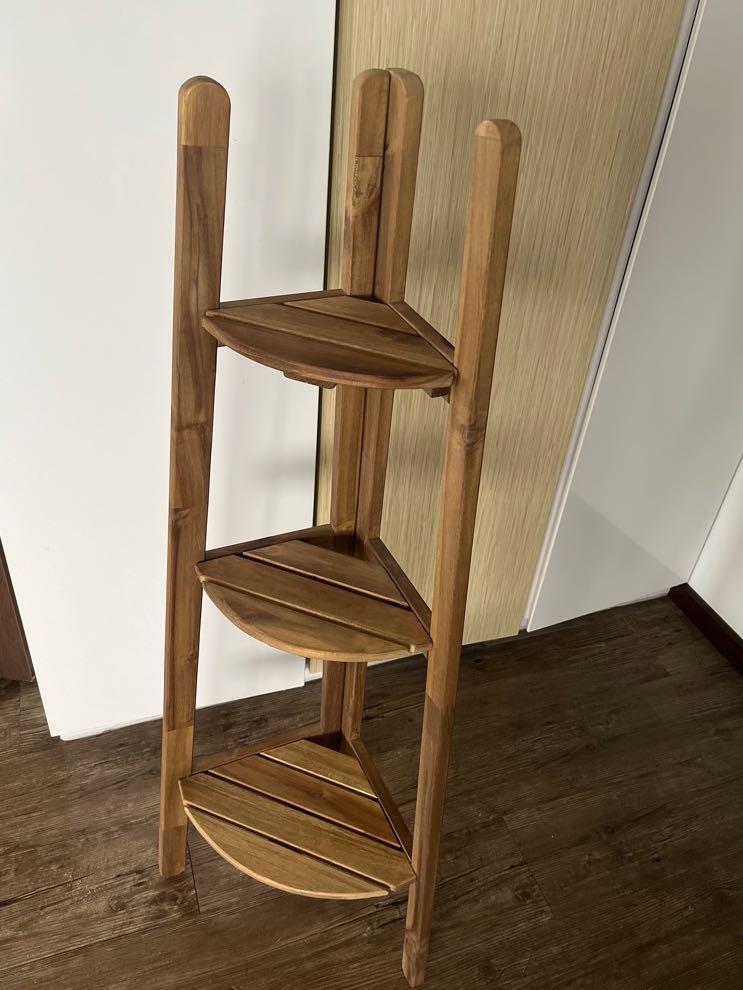 Wooden corner shelf clearance ikea