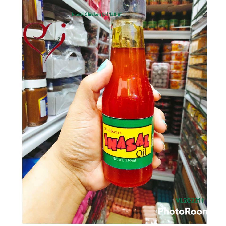 Inasal Chicken Oil (Category: Spice & Seasoning) located in Cainta. Submitted by iubelle (Listing ID 1146825877, Image 1). Description: Inasal Chicken Oil 150ml: 80php *Not your ordinary oil *Malinis, masarap at mura pa *Taste like Mang Inasal *Perfect for fried rice at inihaw *Mapapa unli rice ka sa sarap! #VL #InasalChickenOil #ChickenOil #Mytrabelshoppe.
