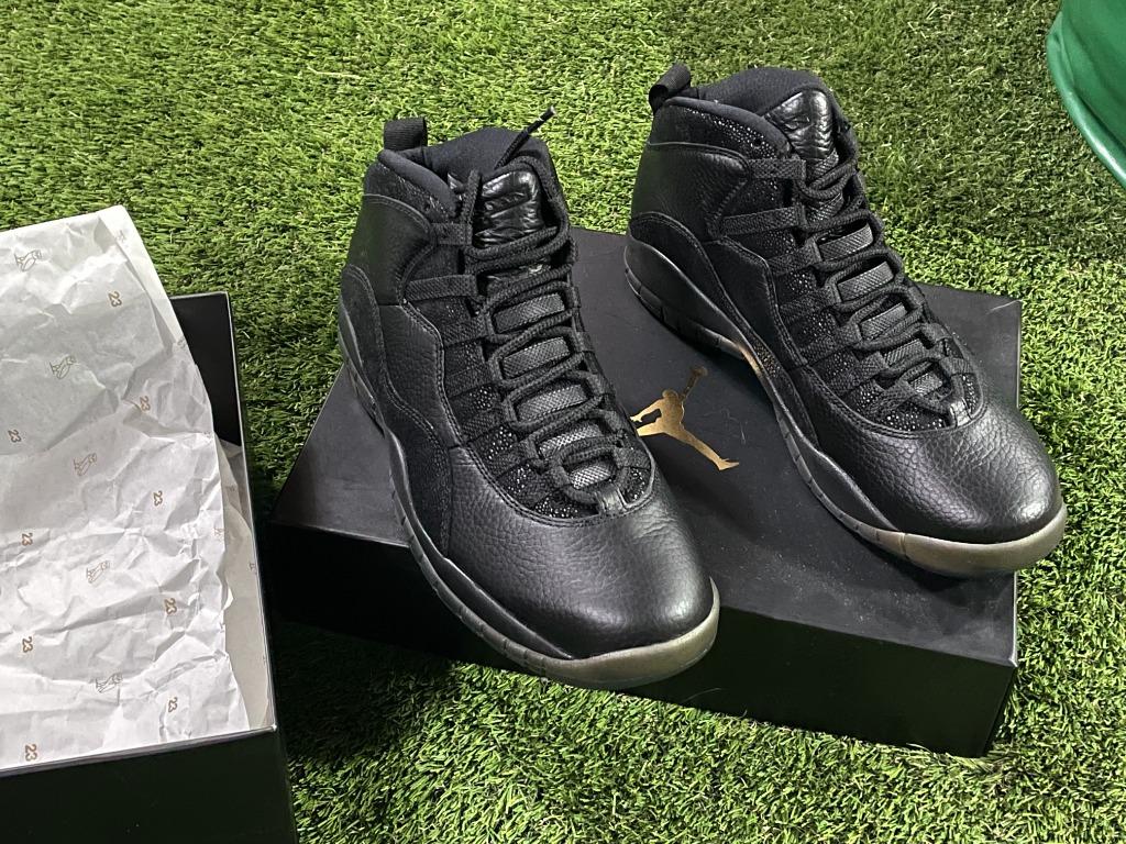 Jordan 10 Retro Drake OVO Black US M10.5 Men s Fashion
