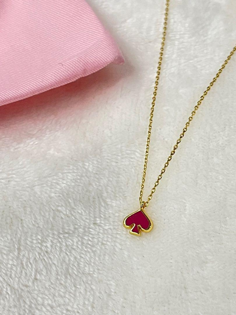 Kate Spade Enamel Necklace in Gold 
