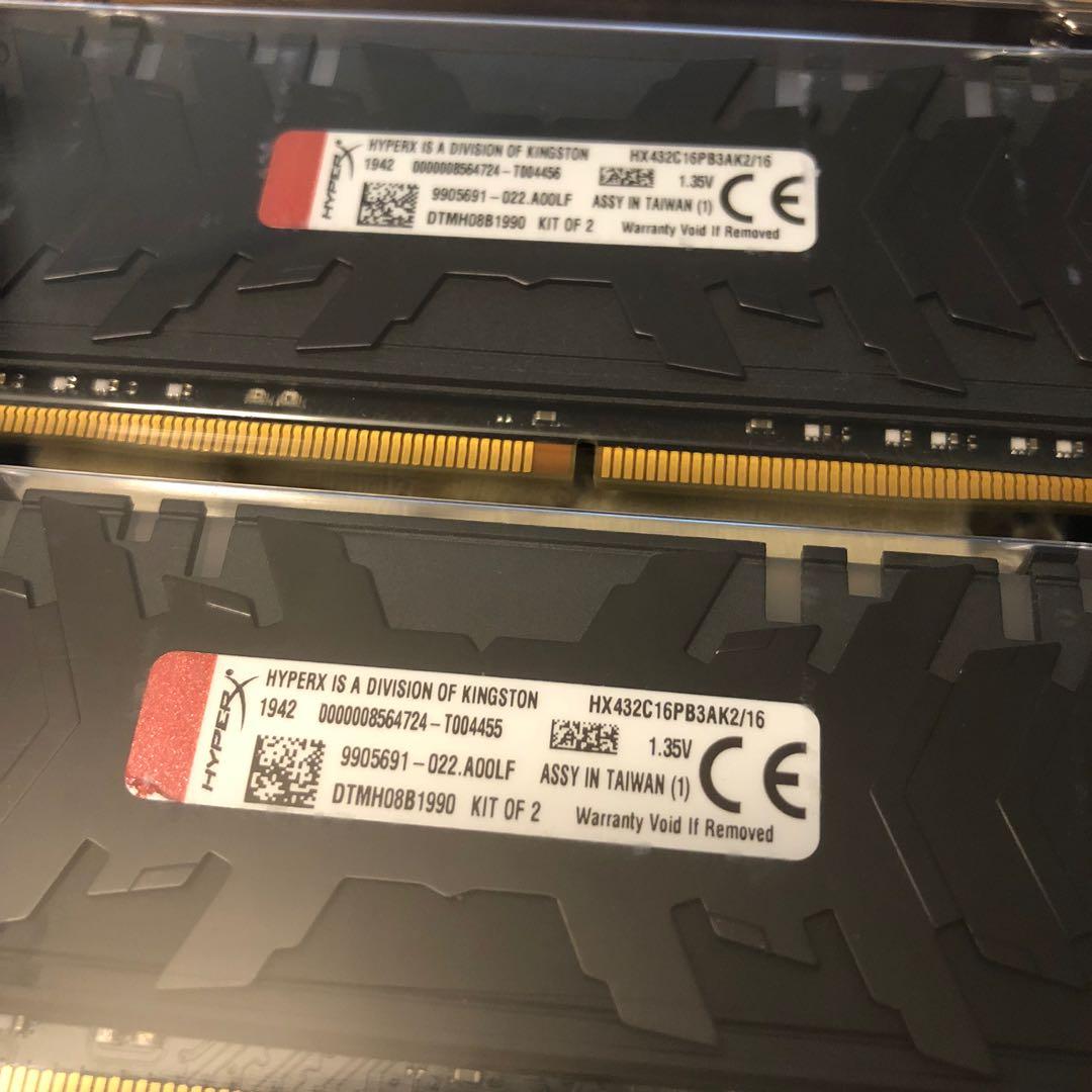 Hyperx predator 3200 on sale 16gb