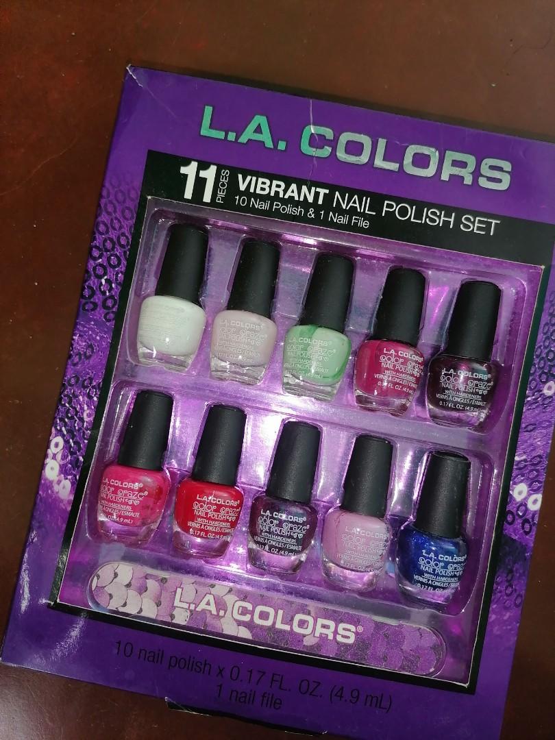 SALE! L. A Colors Mini Nail Polish Set, Beauty & Personal Care, Hands