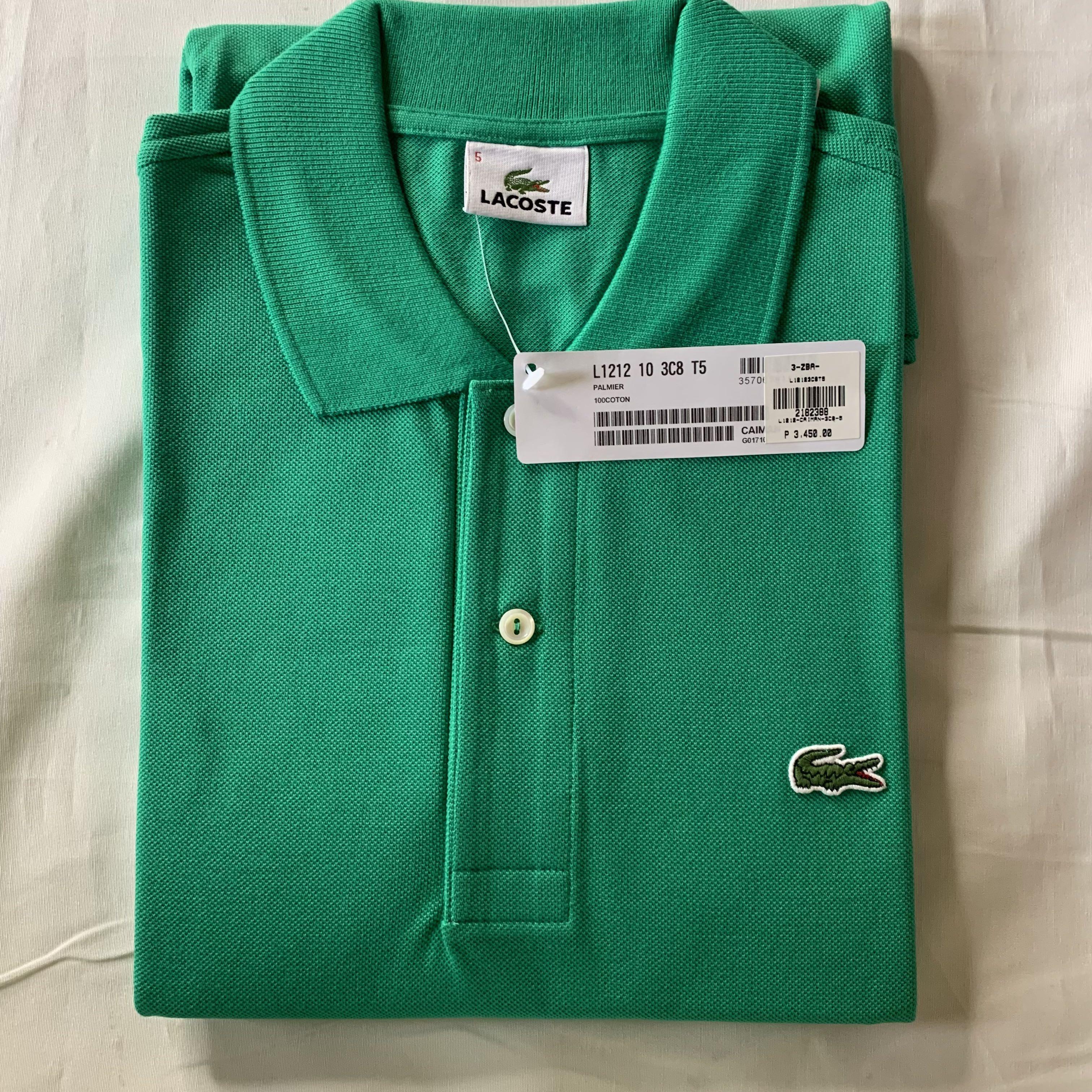 Lacoste Men s Polo Shirt Green Men s Fashion Tops Sets