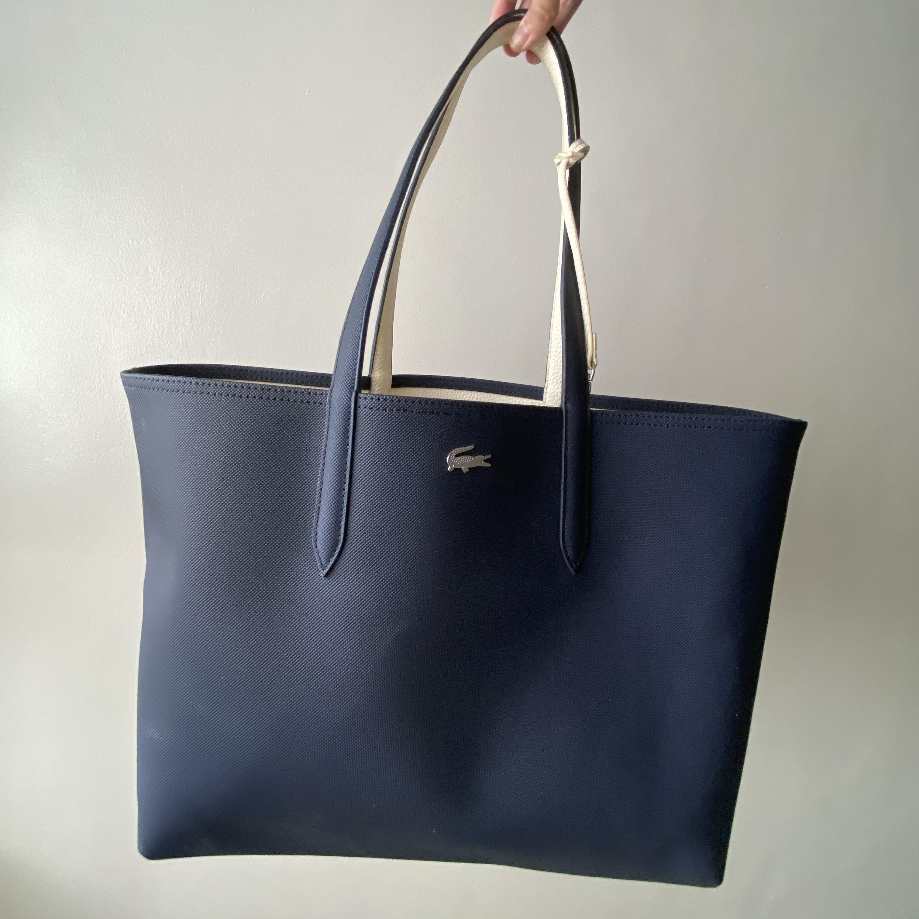 Lacoste Women s Anna Reversible Bicolour Tote Bag with Pouch