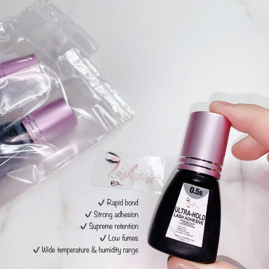 LASHPIRE® BLACK LABEL Eyelash Extensions Glue Rapid Bond High ...