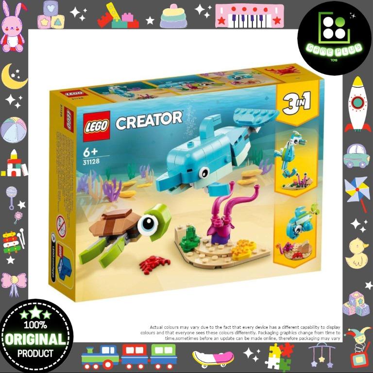 LEGO® Creator 31128 Dolphin and Turtle, Hobbies & Toys, Toys ...