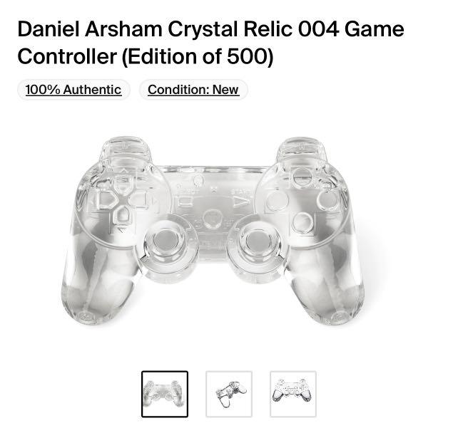 Limited to 500 Daniel Arsham Crystal Relic 004 PlayStation Game 