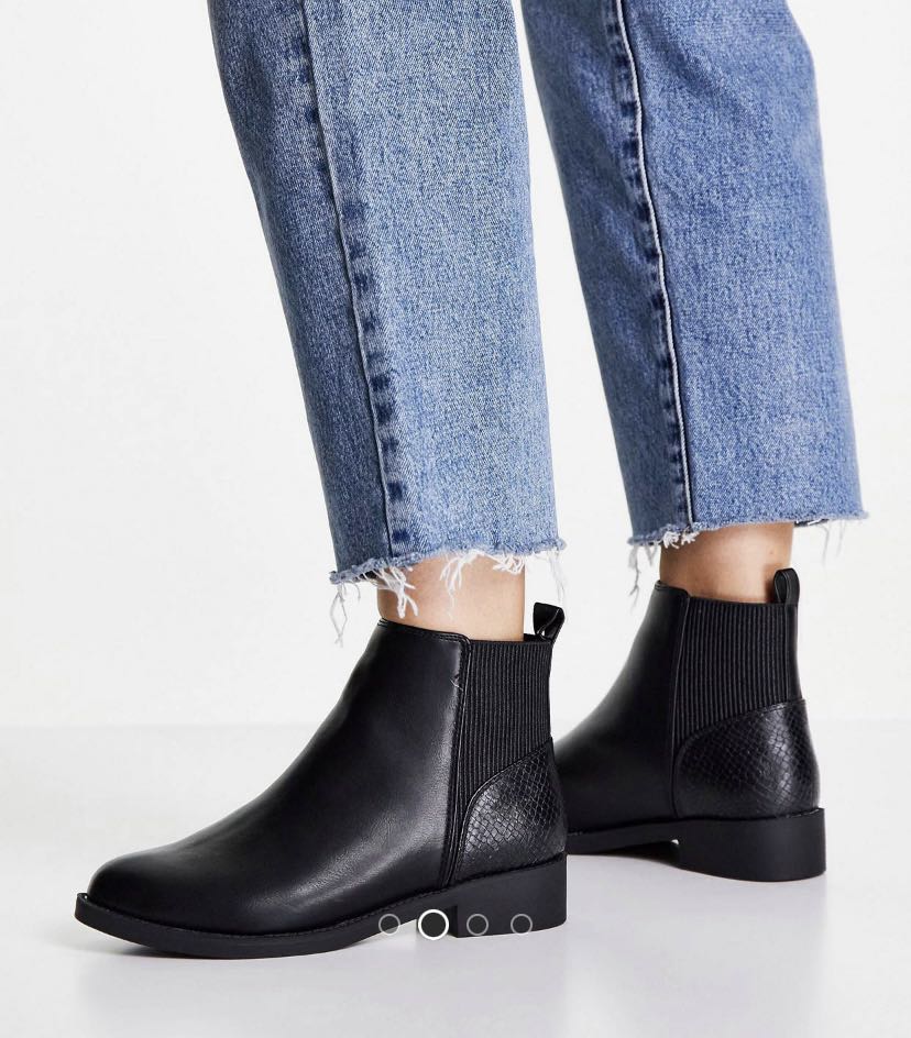 London rebel black boots top