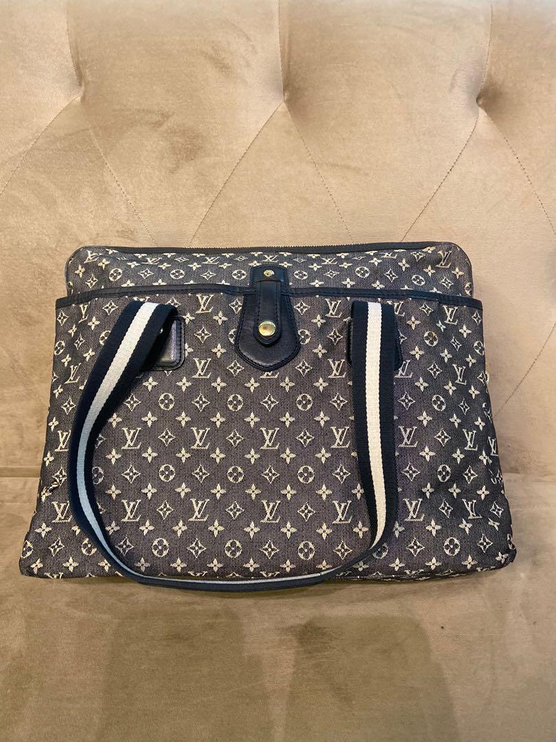 LOUIS VUITTON Sac Mary Kate Mini Lin Monogram Canvas Tote Bag Black