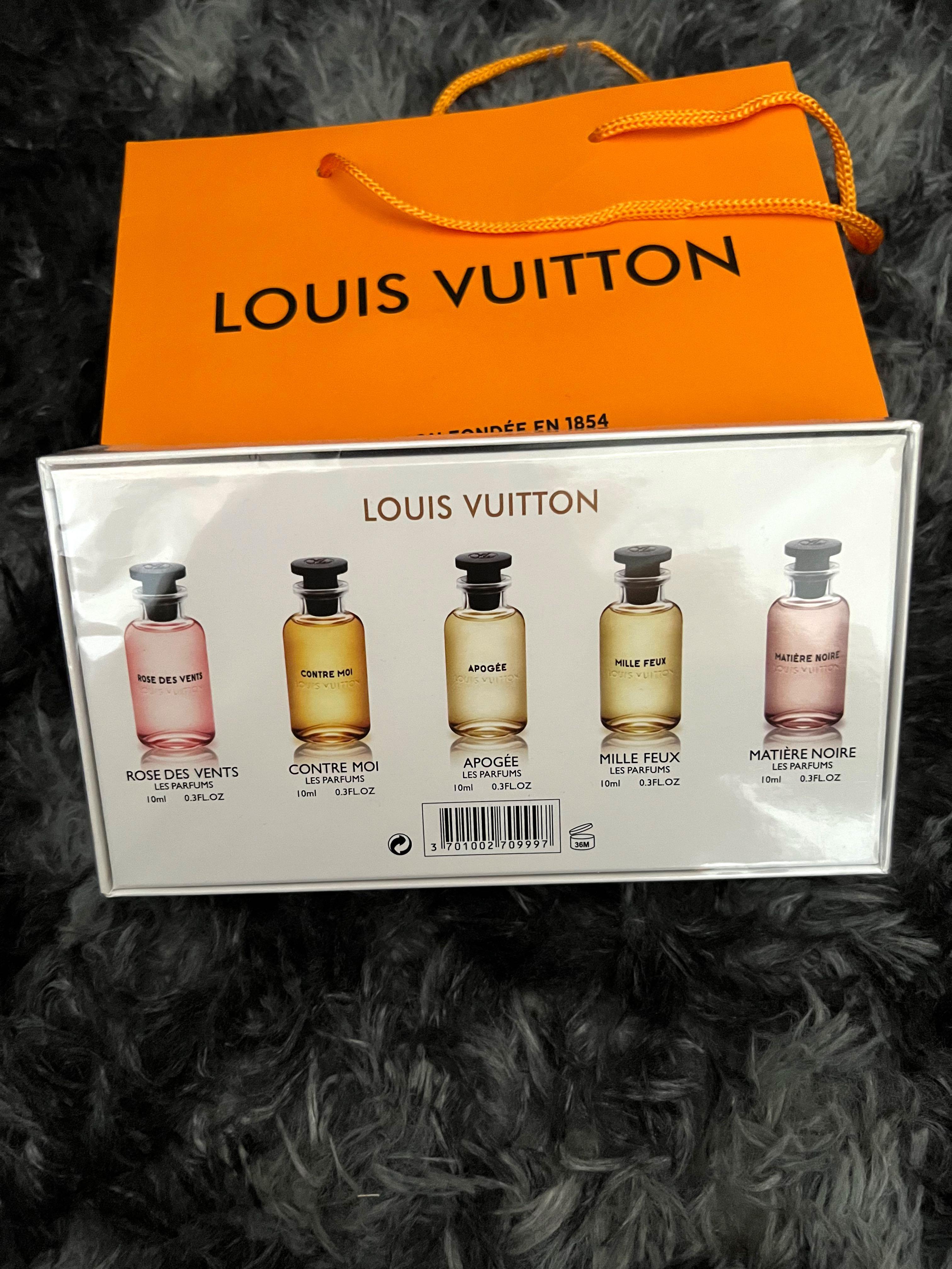 Louis Vuitton For Men Les Parfums Miniature Set 5 x 10ml