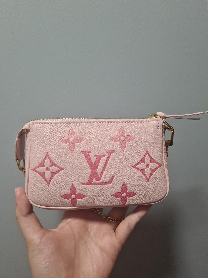 LV Mini Pochette Accessoires in Rose Gold Vernis Leather GHW, Luxury, Bags  & Wallets on Carousell