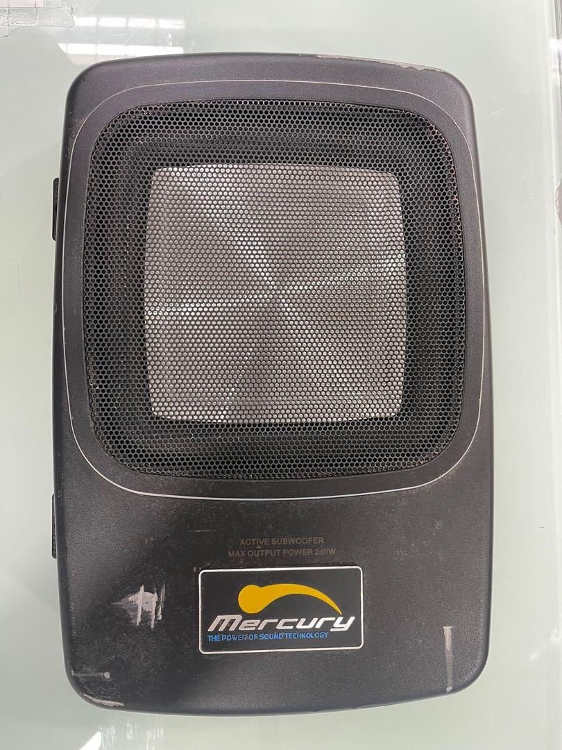 Mercury AW-804 active sub woofer, Car 