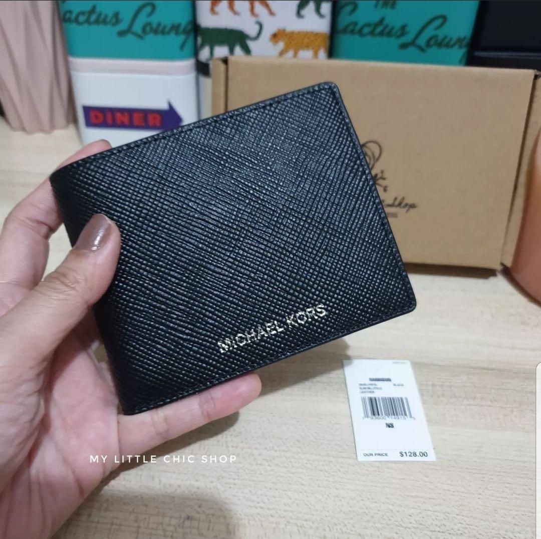 michael kors harrison slim bifold wallet