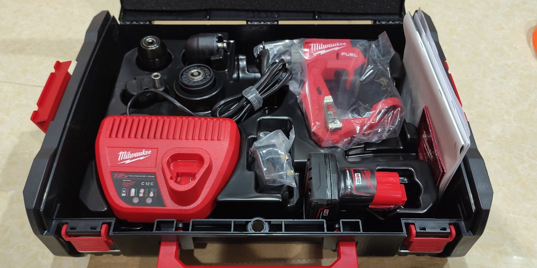 Milwaukee M12 FUEL Installation Drill Driver M12 FDDXKIT 0 4.0AH
