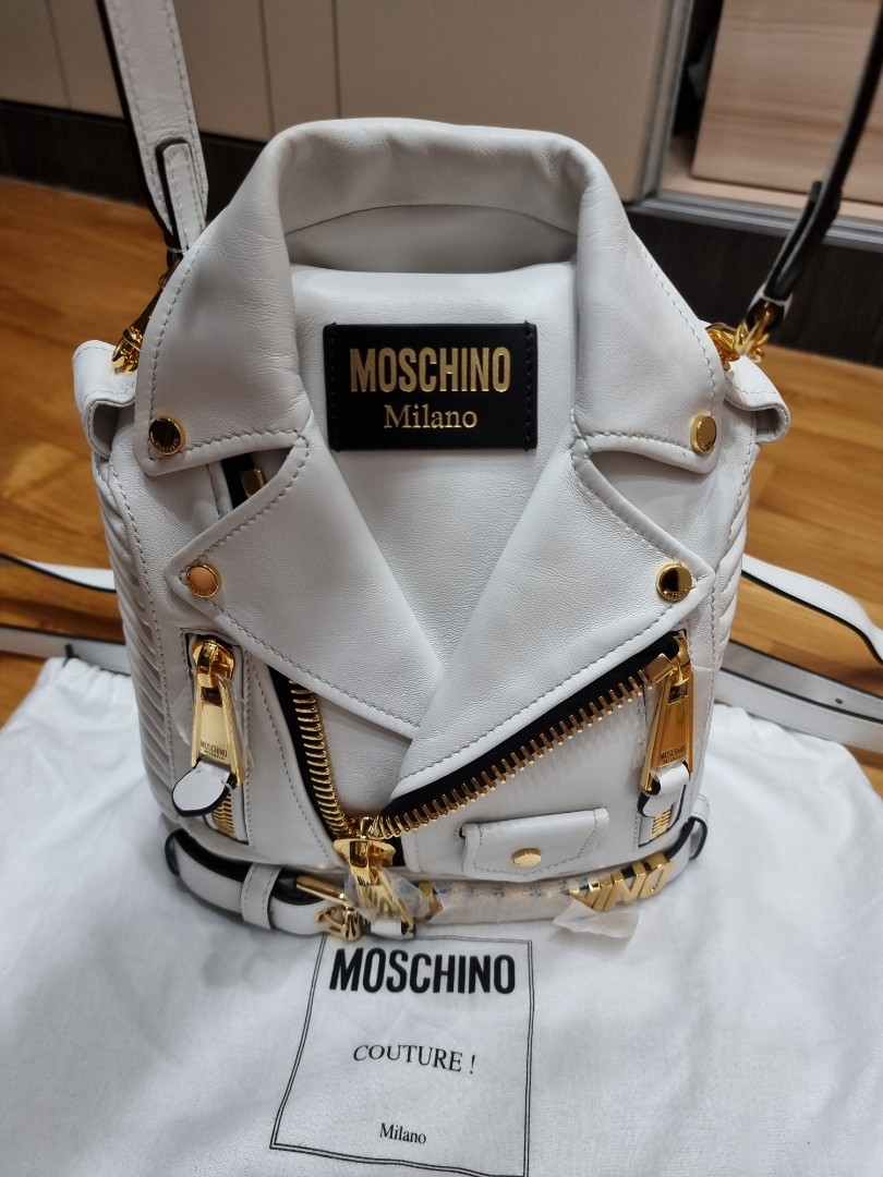 Moschino biker sales backpack