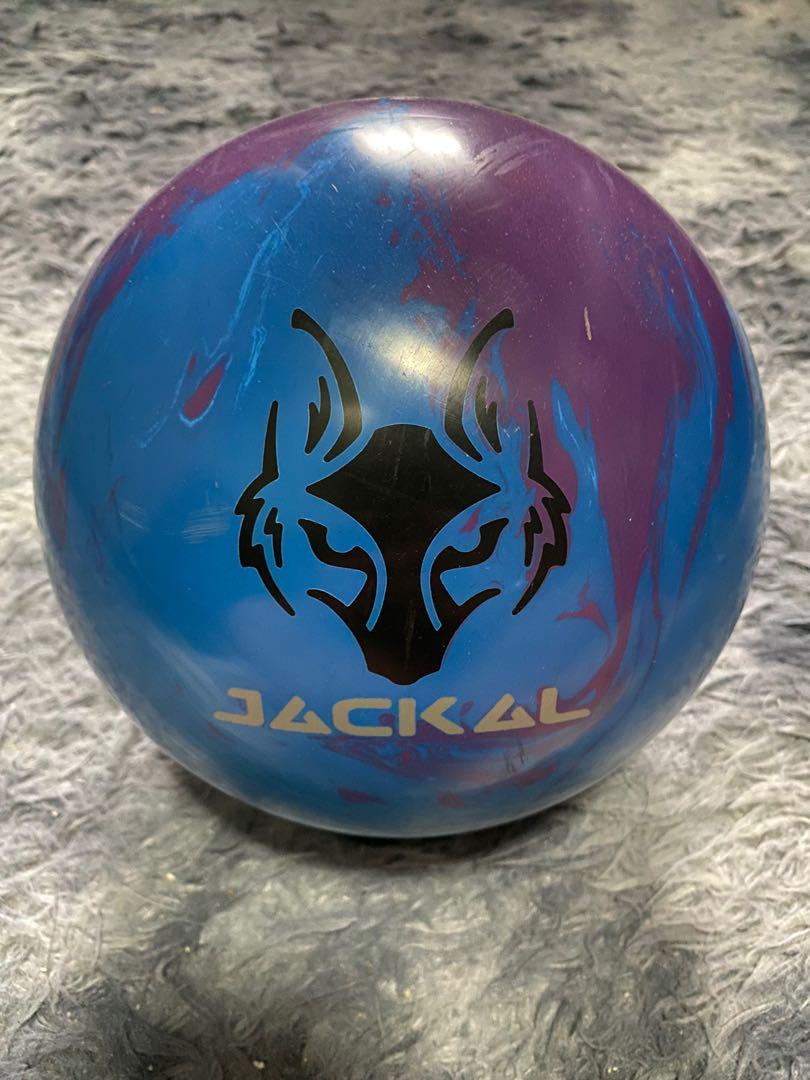 14 lb Motiv ALPHA JACKAL Solid Reactive Bowling Ball for Heavy Oil 