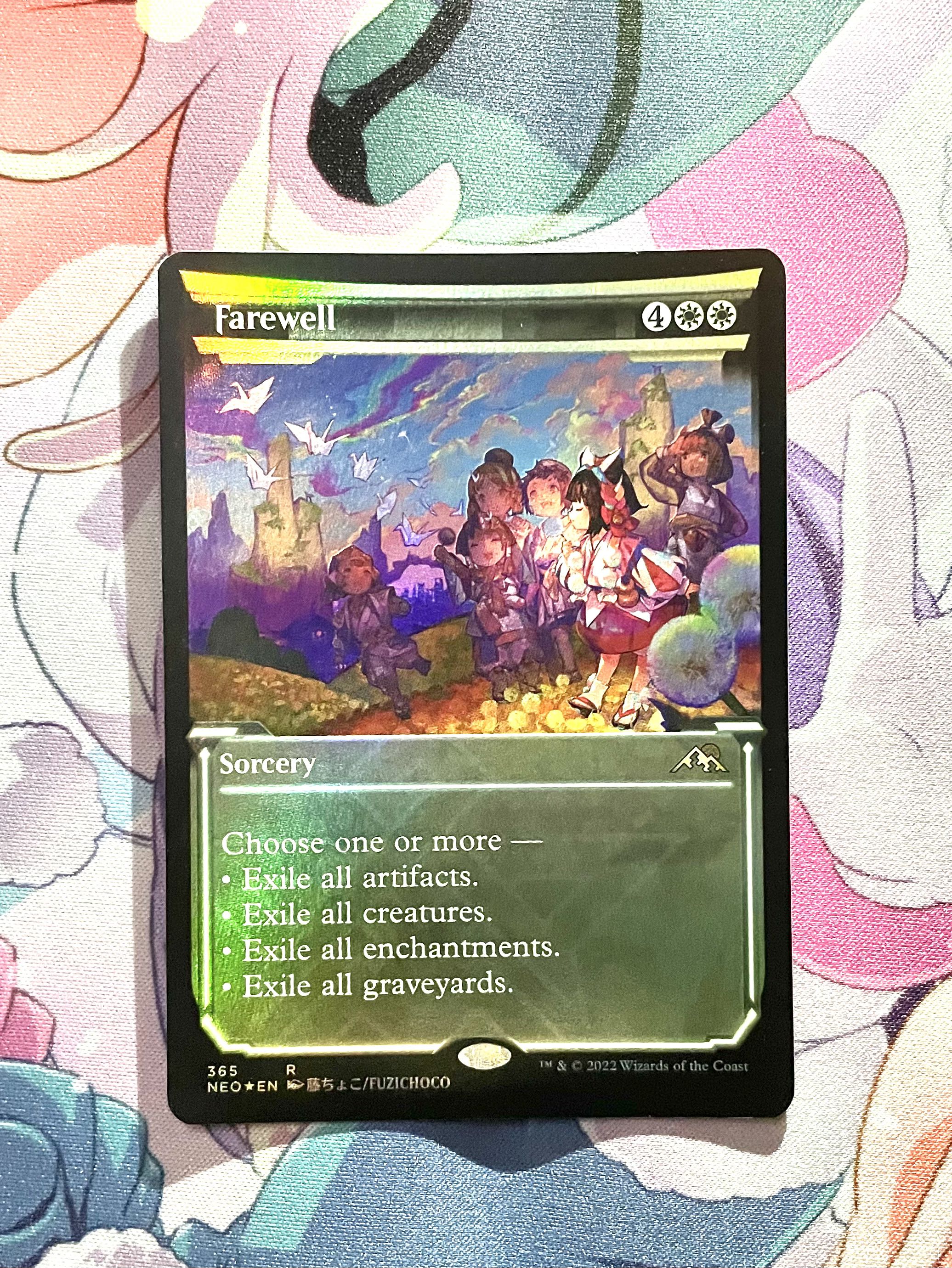 MTG Kamigawa Neon Dynasty Farewell Foil (Showcase), Hobbies & Toys