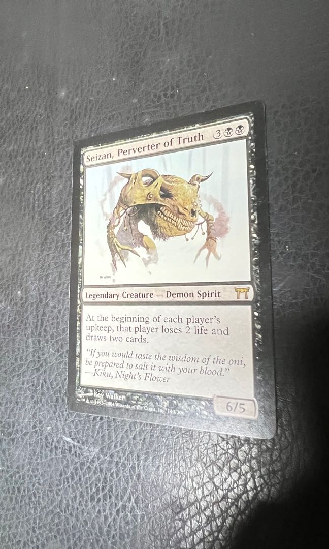 MTG Seizan, Preventer of Truth, Hobbies & Toys, Toys & Games on Carousell