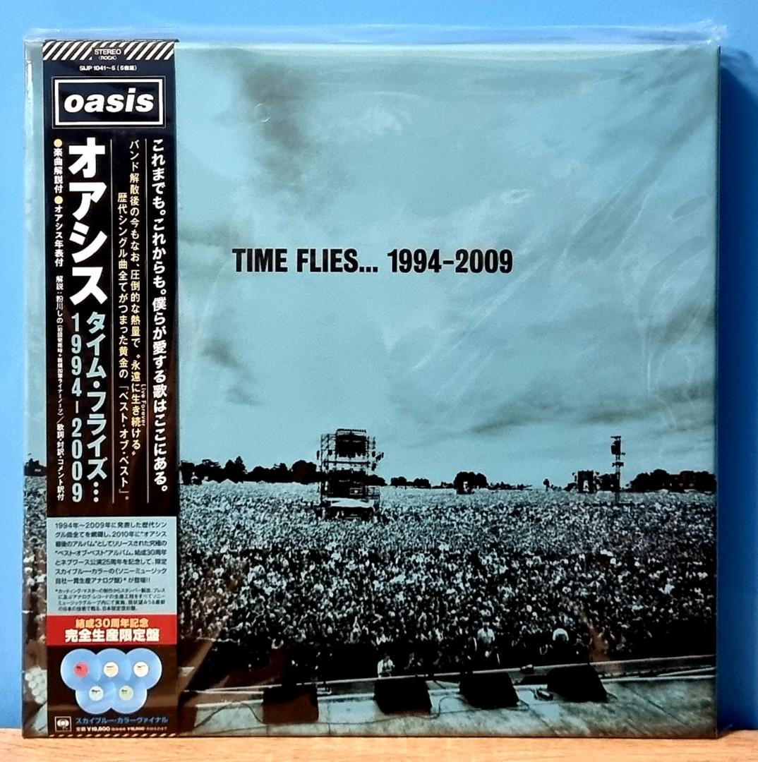 EU-original Time Flies 1994-2009 5LP重量盤BOX(analog) Oasis
