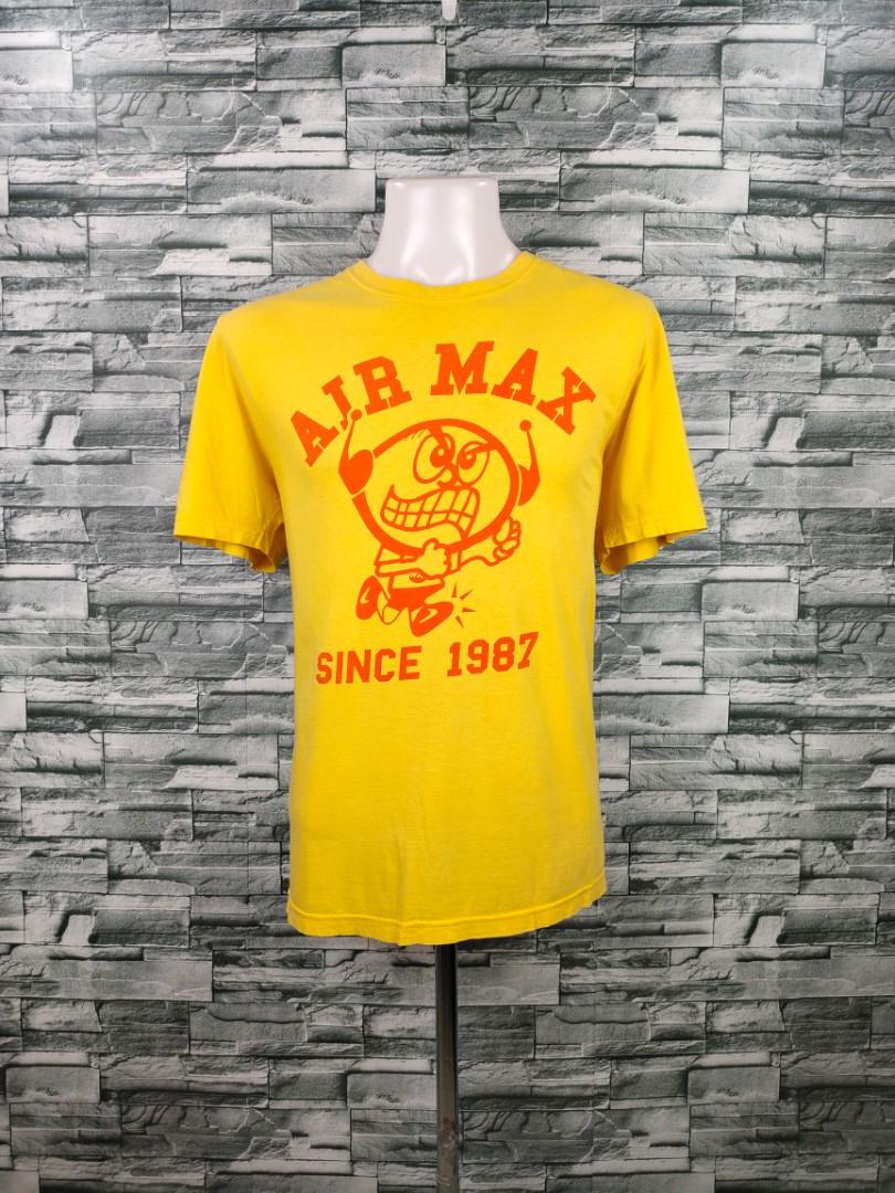 Yellow and black air max shirt sale