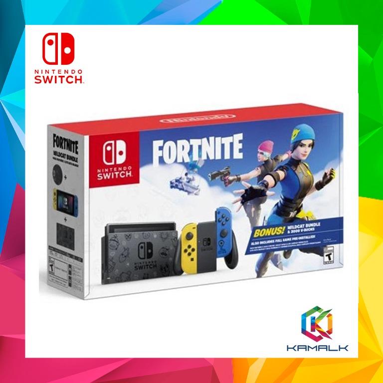 OUT OF STOCK) Nintendo Switch Console Fortnite Special Edition (No
