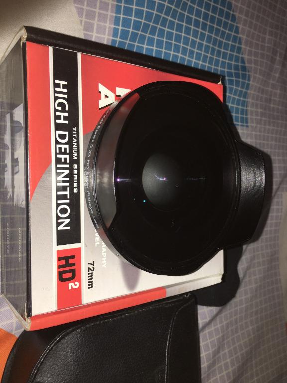 OPTEKA Fisheye Lens 72mm, Photography, Lens & Kits on Carousell