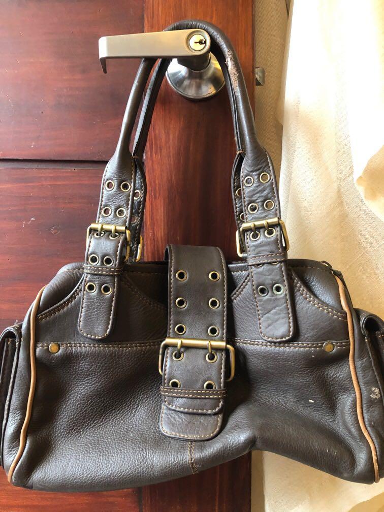Tommy & kate leather handbag top