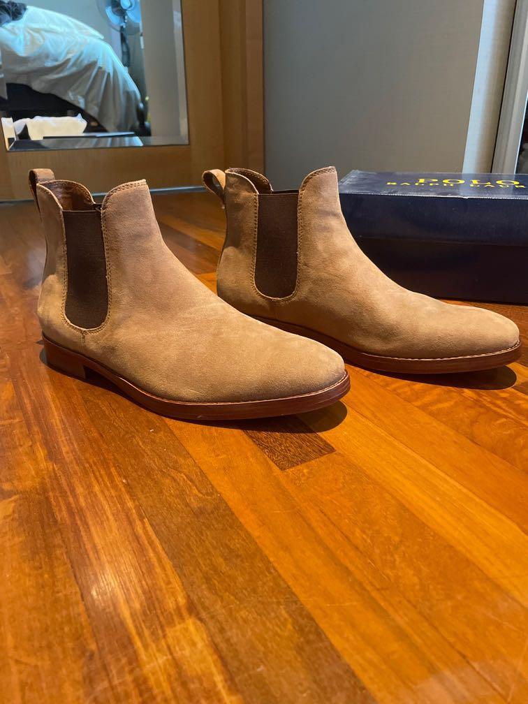 Ralph lauren suede boots online