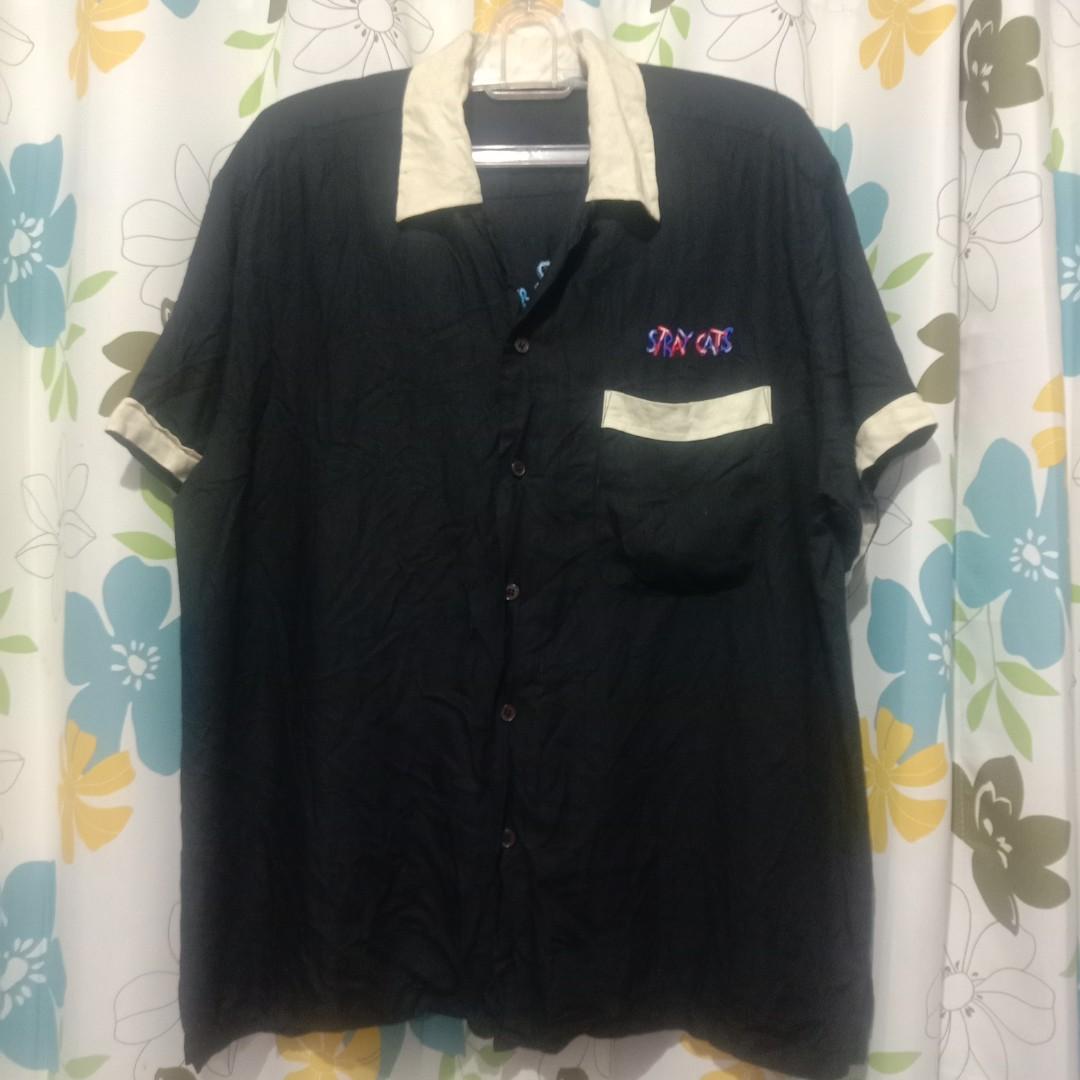 Stray cats bowling store shirt