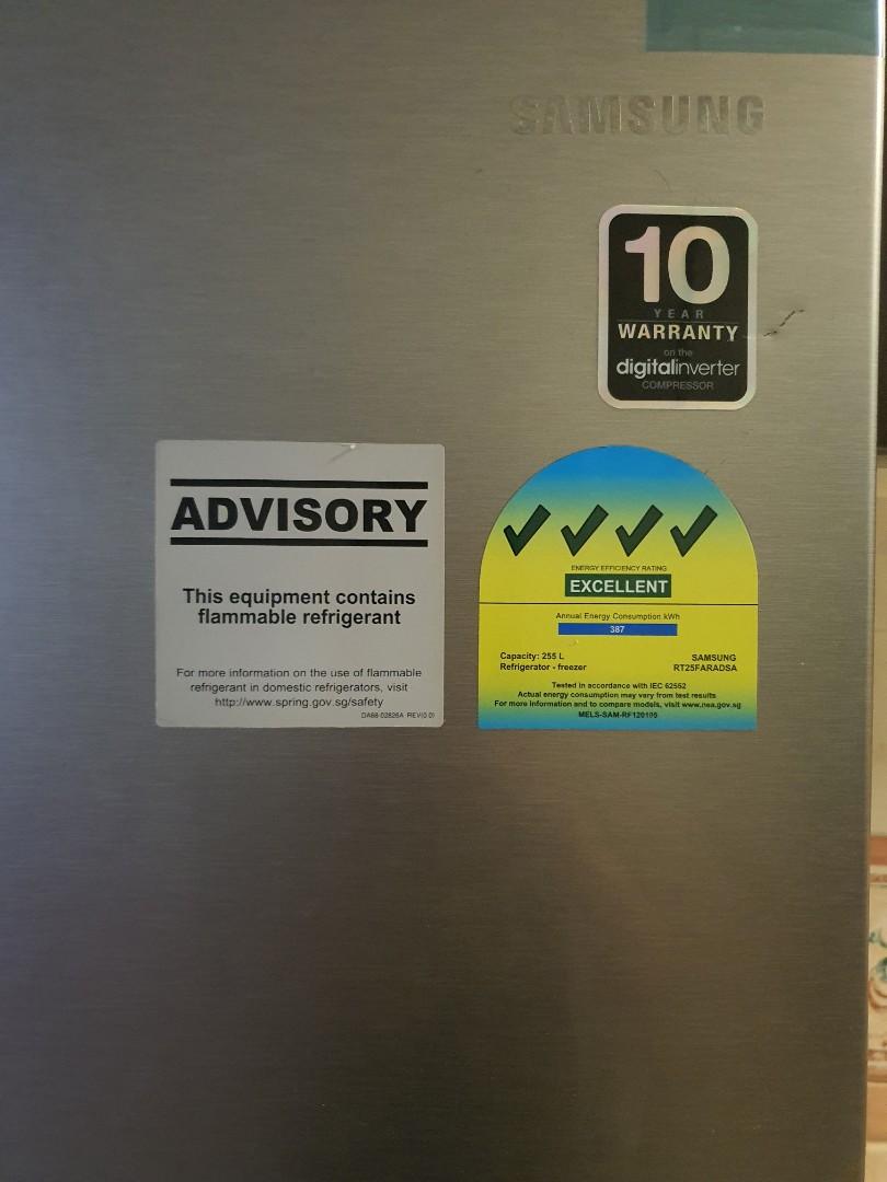 Samsung 2 Door Fridge, TV & Home Appliances, Kitchen Appliances