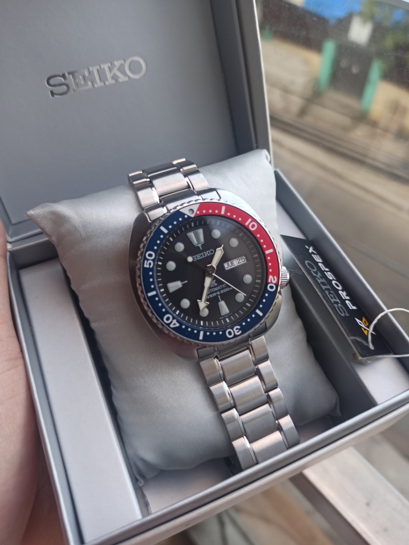 Seiko prospex automatic pepsi sales turtle srp779k