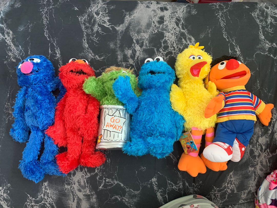 set-of-6-sesame-street-plushie-hobbies-toys-toys-games-on-carousell