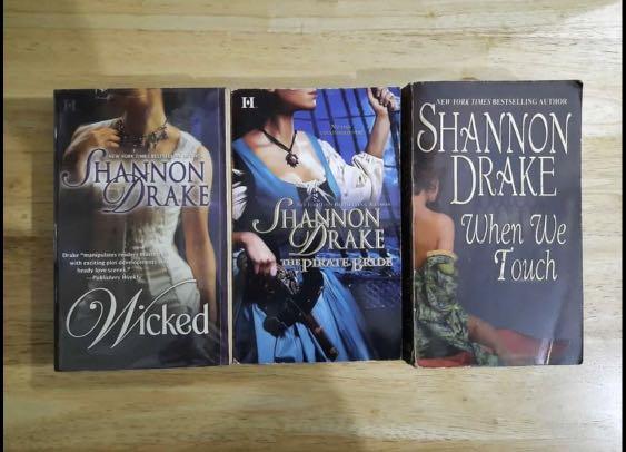 Shannon Drake Books (Category: Storybooks) located in Pasay City. Submitted by tin2gg (Listing ID 1146876072, Image 1). Description: Selling my preloved Shannon Drake novels. Take all for Php 200. - No lowballing - No long holds - Payment must be made within 24 hours after offer is accepted - Payment via BPI or GCash.