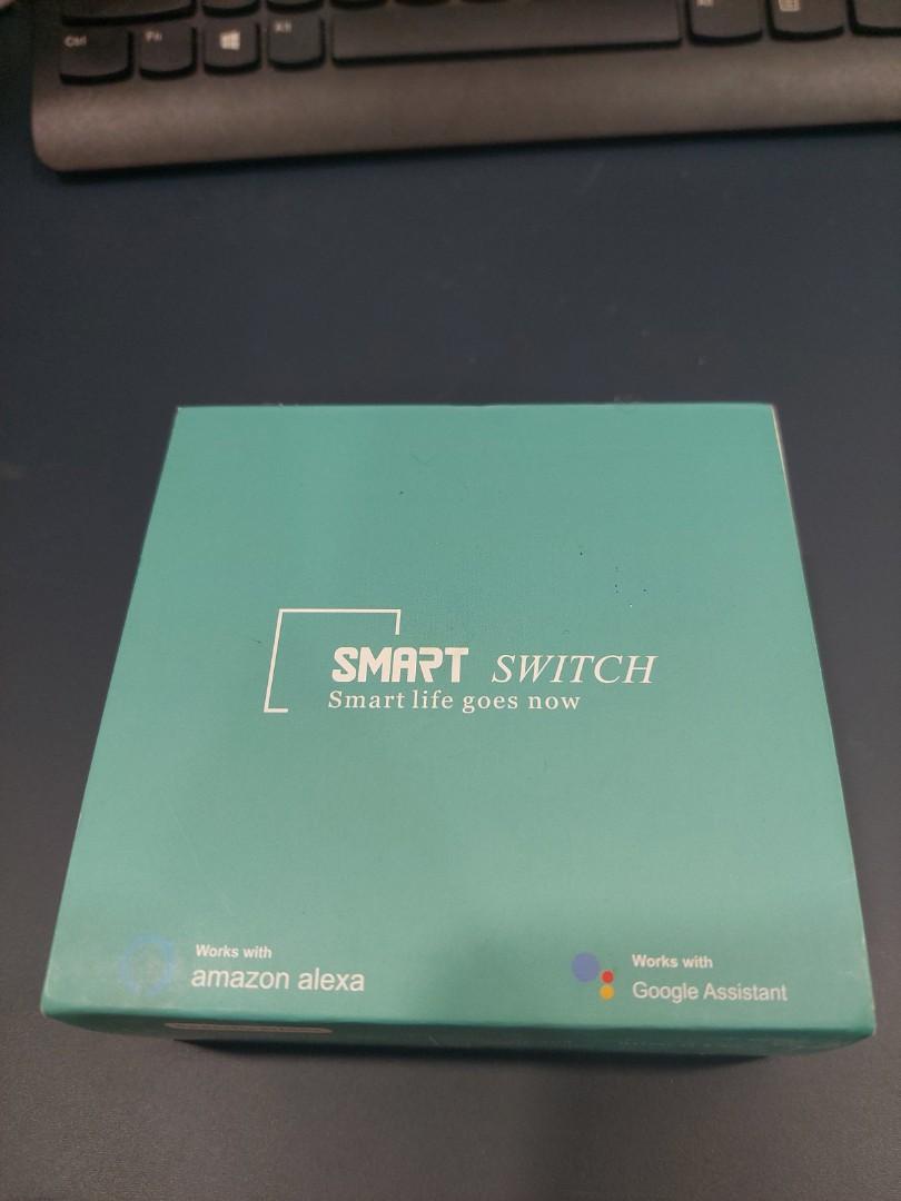 Smart Switch (Category: Wearables & Smart Watches) located in Kuala Lumpur. Submitted by adamihsan (Listing ID 1146774680, Image 1). Description: smart swith without neutral 2 point support google play and alexa.