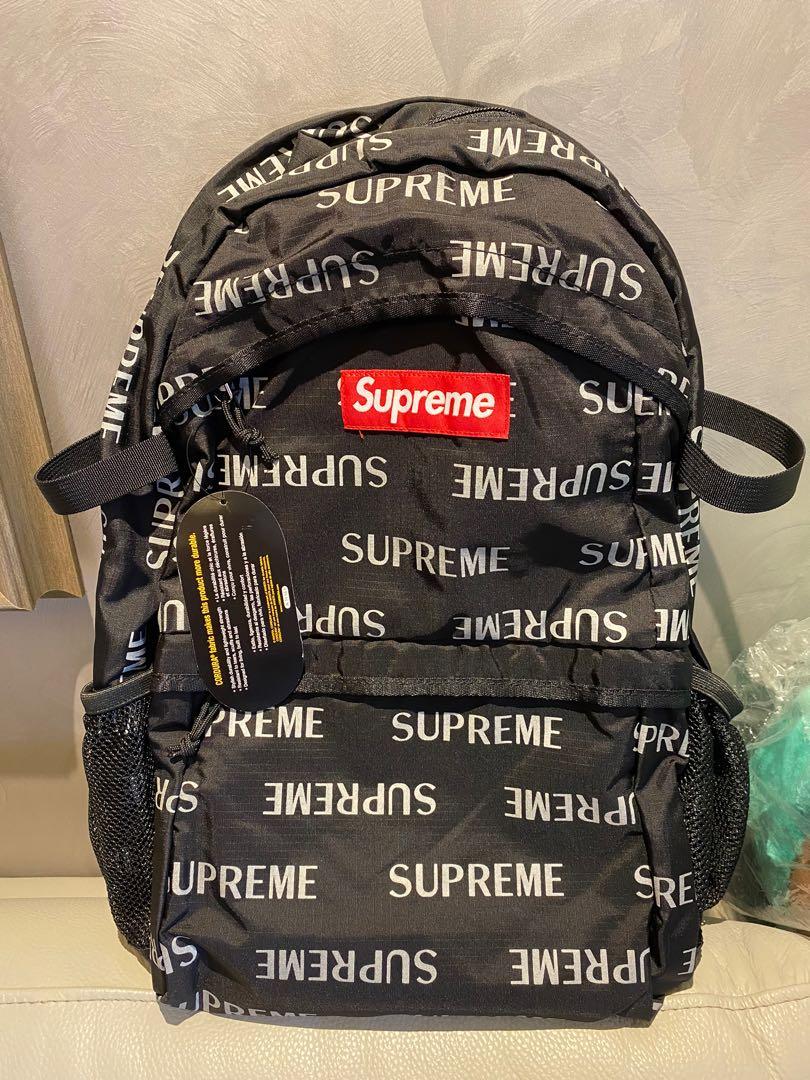Supreme 3M Reflective Repeat Backpack, 名牌, 手袋及銀包- Carousell
