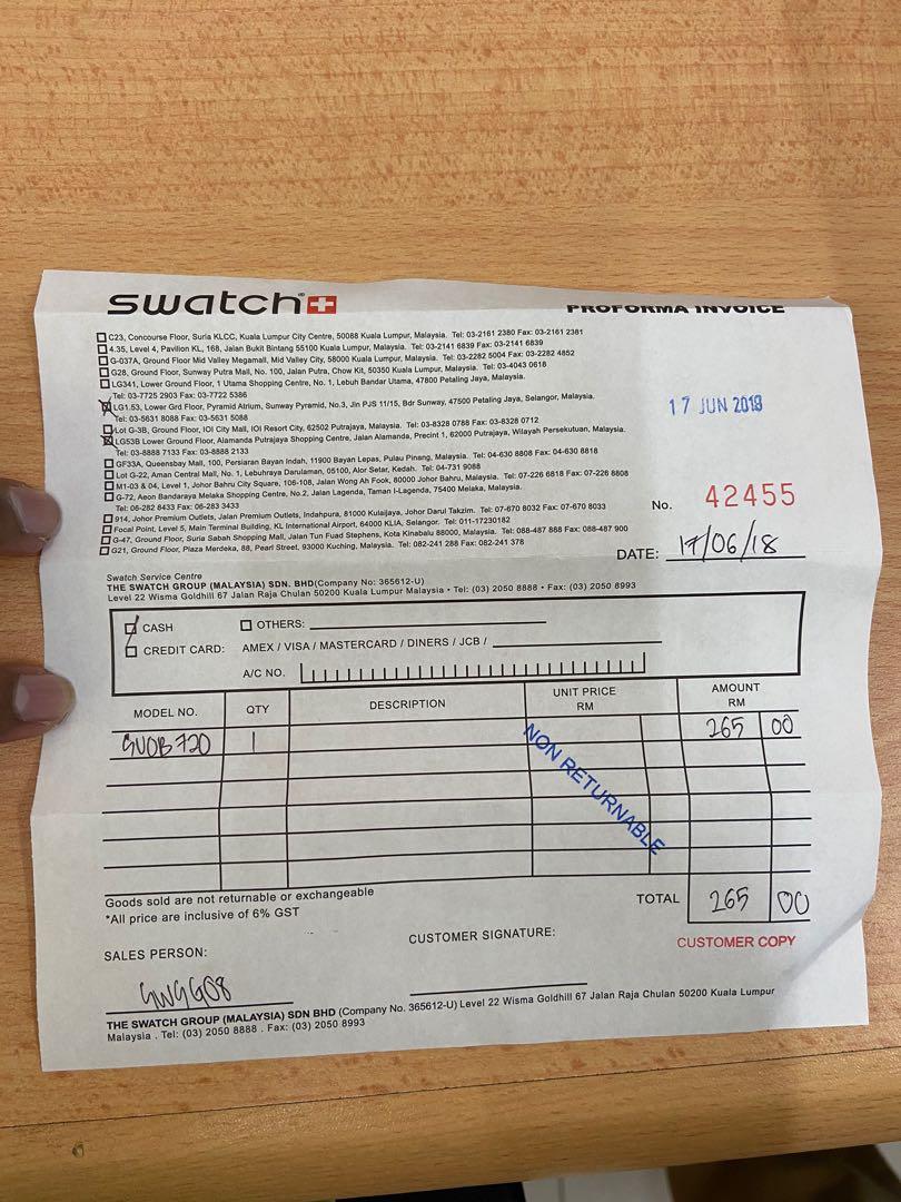 Swatch Black Watch Men s Fashion Watches Accessories Watches