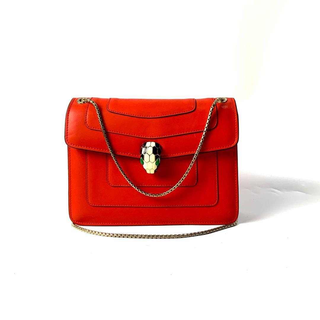 Tas BVLGARI Serpenti Preloved tas Bvlgari second