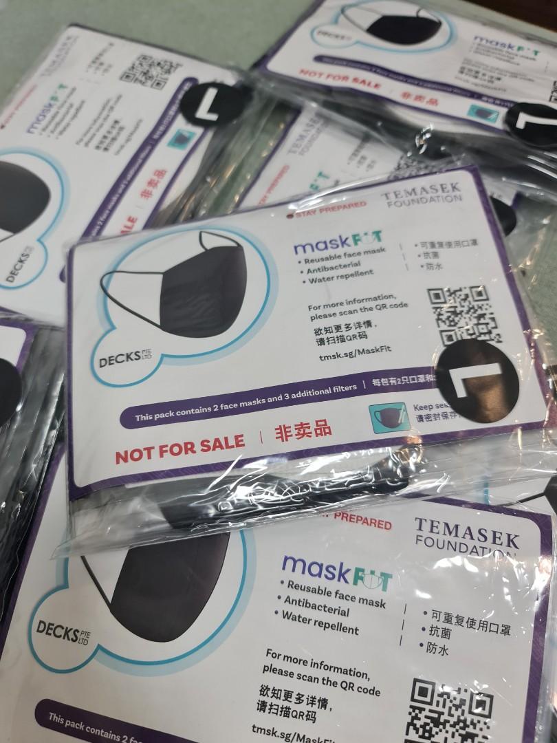 Temasek Mask fit (7 packs available), Health & Nutrition, Face Masks