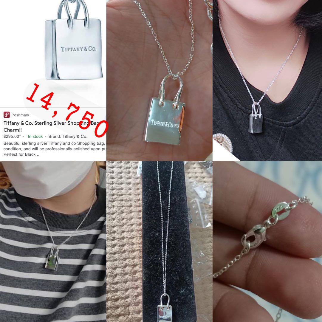 tiffany orig shopping bag necklace 