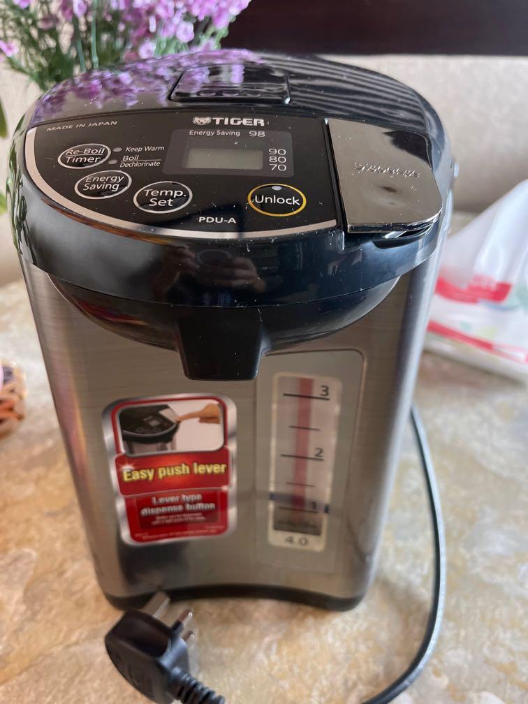Tiger Japan Electric Water Boiler 4.0 litres, TV & Home Appliances