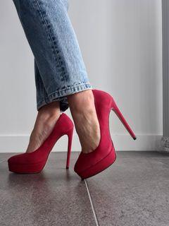Tony Bianco | Red Platform Stilettos