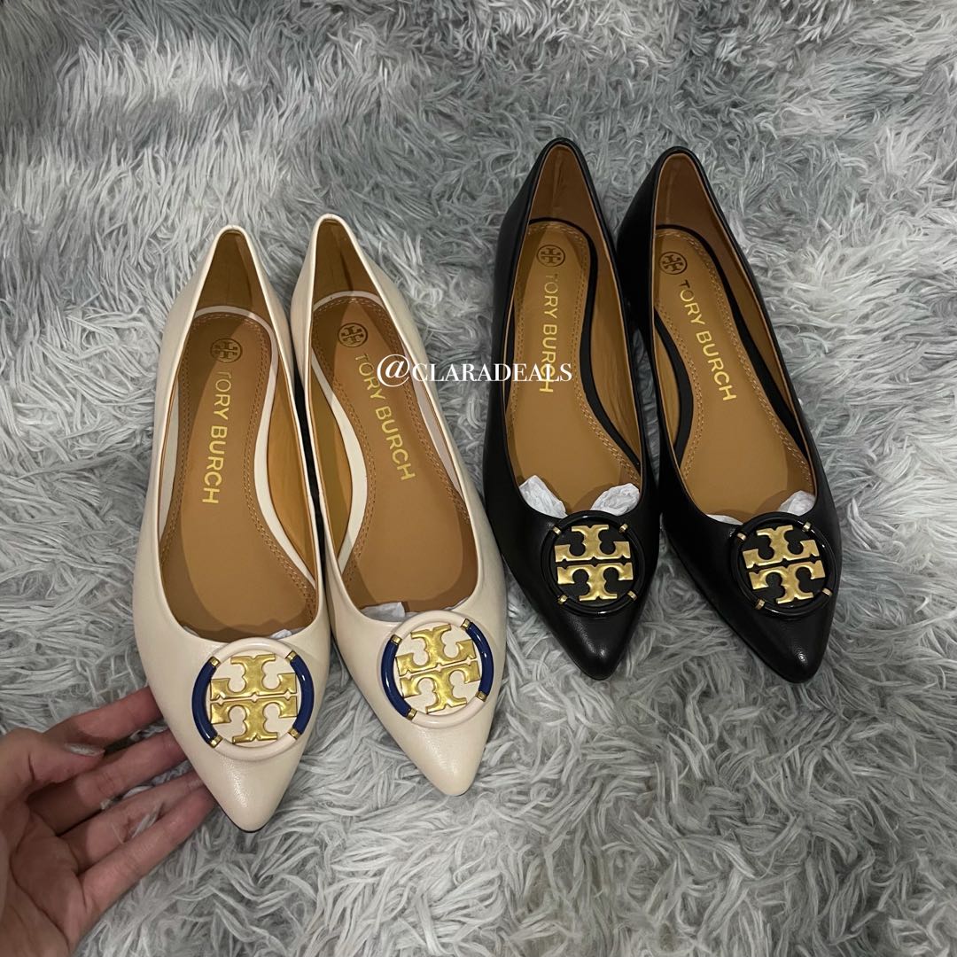 Tory burch pointed flats cheap